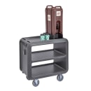 Cambro SC230615 37 1/2" Beverage Service Cart, 22"D x 37 1/4" H, Charcoal Gray thumbnail 4