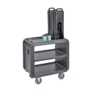 Cambro SC230615 37 1/2" Beverage Service Cart, 22"D x 37 1/4" H, Charcoal Gray thumbnail 9