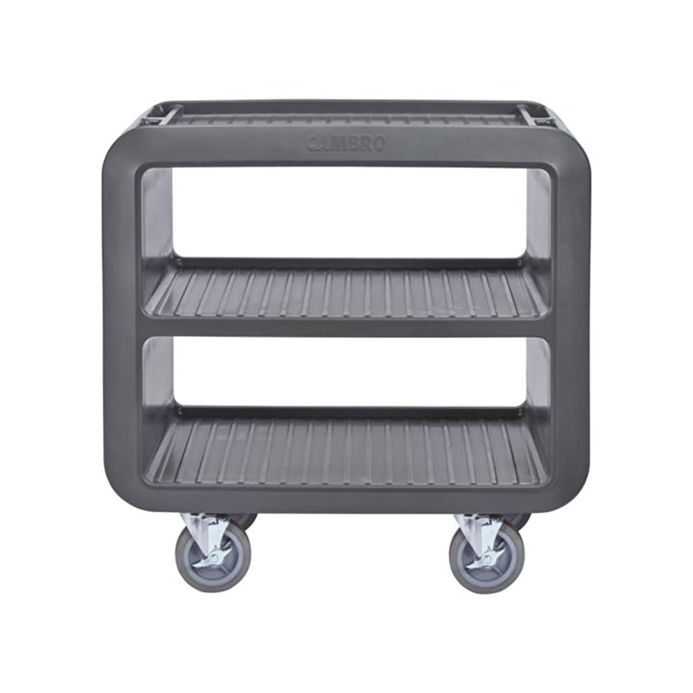 Cambro SC230S131 37 1/2" Beverage Service Cart, 22"D x 37 1/4" H, Dark Brown