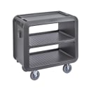 Cambro SC230S131 37 1/2" Beverage Service Cart, 22"D x 37 1/4" H, Dark Brown thumbnail 2