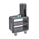 Cambro SC230S615 37 1/2" Beverage Service Cart, 22"D x 37 1/4" H, Charcoal Gray thumbnail 6