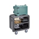 Cambro SC230S615 37 1/2" Beverage Service Cart, 22"D x 37 1/4" H, Charcoal Gray thumbnail 7