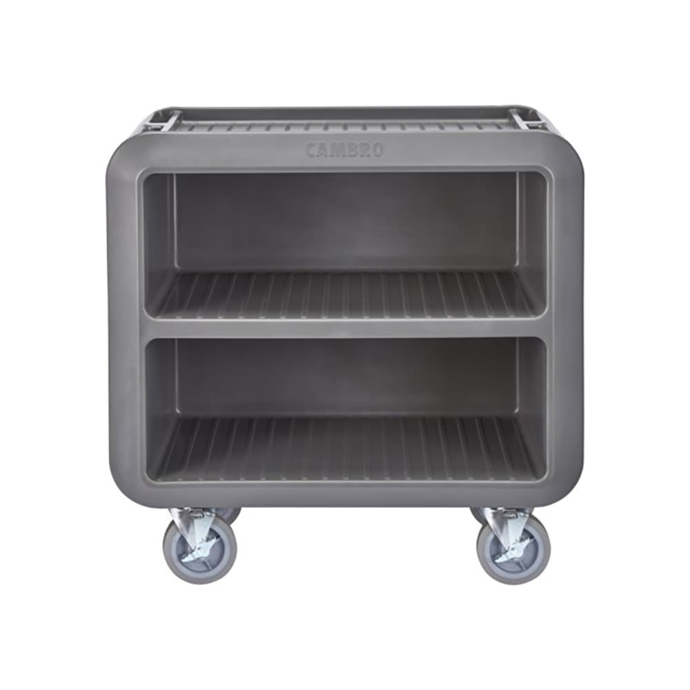 Cambro SC330110 37 1/2" Beverage Service Cart, 22"D x 37 1/4" H, Black