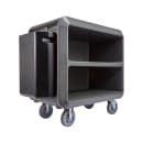 Cambro SC330615 37 1/2" Beverage Service Cart, 22"D x 37 1/4" H, Charcoal Gray thumbnail 12