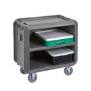 Cambro SC330615 37 1/2" Beverage Service Cart, 22"D x 37 1/4" H, Charcoal Gray thumbnail 4