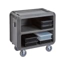 Cambro SC330615 37 1/2" Beverage Service Cart, 22"D x 37 1/4" H, Charcoal Gray thumbnail 6