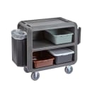 Cambro SC330615 37 1/2" Beverage Service Cart, 22"D x 37 1/4" H, Charcoal Gray thumbnail 7