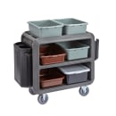 Cambro SC330615 37 1/2" Beverage Service Cart, 22"D x 37 1/4" H, Charcoal Gray thumbnail 9