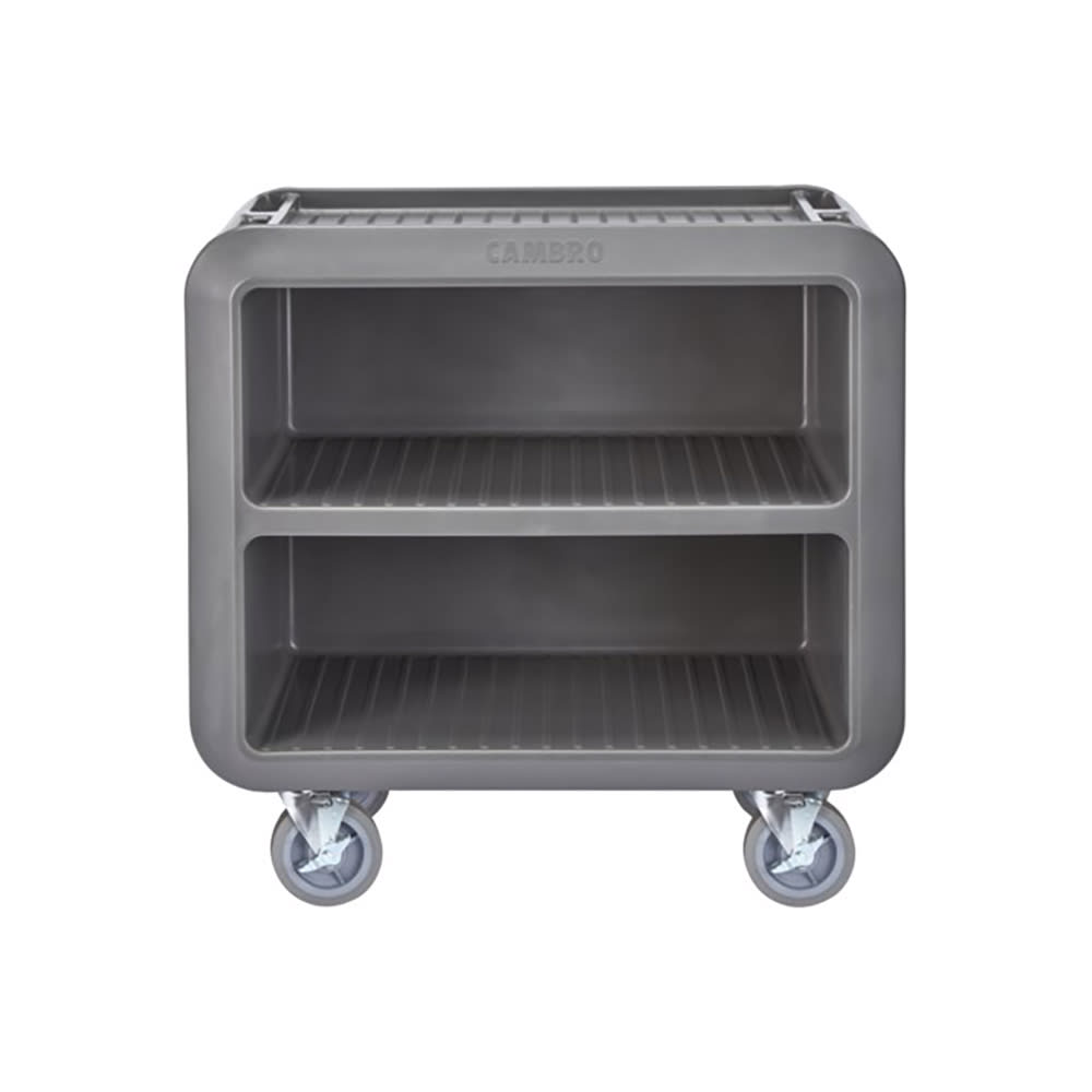 Cambro SC330S110 37 1/2" Beverage Service Cart, 22"D x 37 1/4" H, Black
