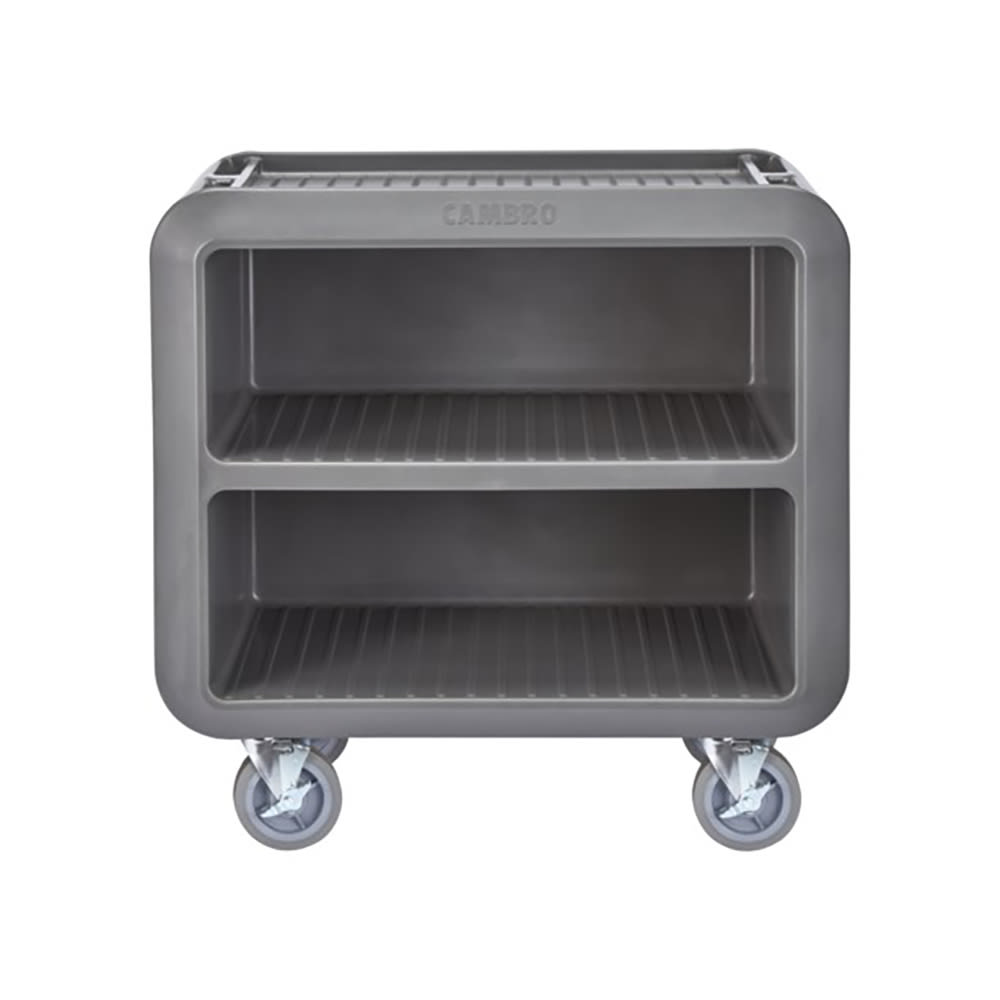 Cambro SC330S131 37 1/2" Beverage Service Cart, 22"D x 37 1/4" H, Dark Brown