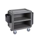 Cambro SC330S615 37 1/2" Beverage Service Cart, 22"D x 37 1/4" H, Charcoal Gray thumbnail 11