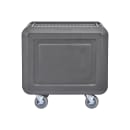 Cambro SC330S615 37 1/2" Beverage Service Cart, 22"D x 37 1/4" H, Charcoal Gray thumbnail 13