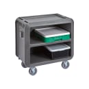 Cambro SC330S615 37 1/2" Beverage Service Cart, 22"D x 37 1/4" H, Charcoal Gray thumbnail 4