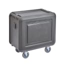 Cambro SC330S615 37 1/2" Beverage Service Cart, 22"D x 37 1/4" H, Charcoal Gray thumbnail 9