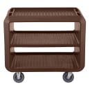 Cambro SC337131 41 1/2" Beverage Service Cart, 23 4/5"D x 37 1/10" H, Dark Brown thumbnail 2