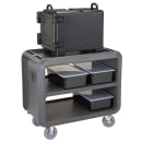 Cambro SC337615 41 1/2" Beverage Service Cart, 23 4/5"D x 37 1/10" H, Charcoal Gray thumbnail 8