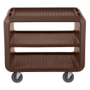 Cambro SC337S131 41 1/2" Beverage Service Cart, 23 4/5"D x 37 1/10" H, Dark Brown thumbnail 2