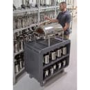 Cambro SC337S615 41 1/2" Beverage Service Cart, 23 4/5"D x 37 1/10" H, Charcoal Gray thumbnail 7