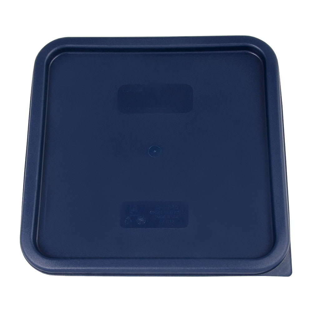Cambro SFC12453 CamSquare® Cover, for 12, 18 & 22 qt Containers, Polyethylene,  Blue