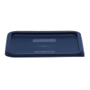 Cambro SFC12453 CamSquare® Cover, for 12, 18 & 22 qt Containers, Polyethylene,  Blue thumbnail 2