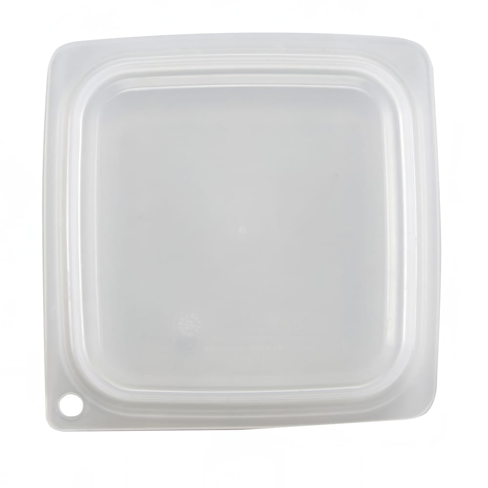 Cambro SFC1FPPP190 CamSquare® Cover for 1/2 & 1 qt Containers, Polyethylene, Translucent