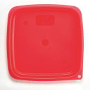 Cambro SFC6FPPP266 CamSquare® FreshPro Cover for 6 & 8 qt Containers, Polyethylene, Translucent Red thumbnail 2