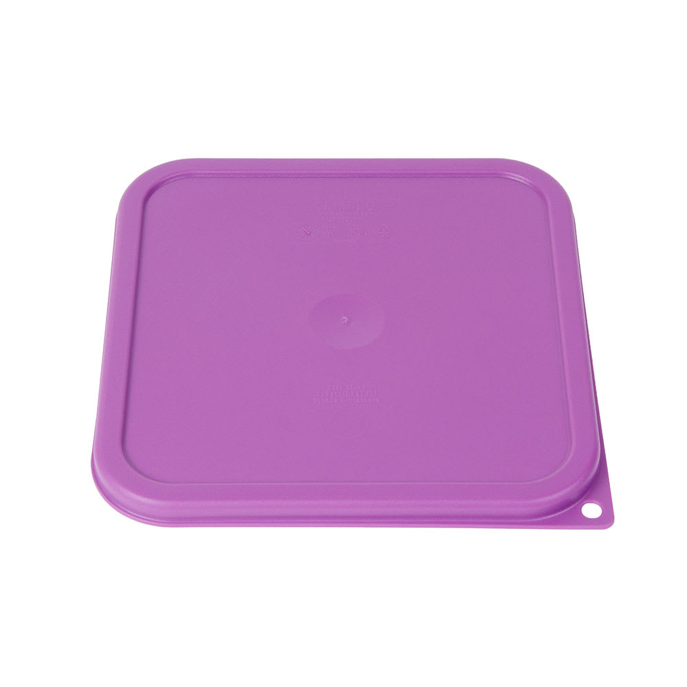 Cambro SFC6SCPP441 Cover for 6 & 8 qt Containers - Allergen-Free, Purple