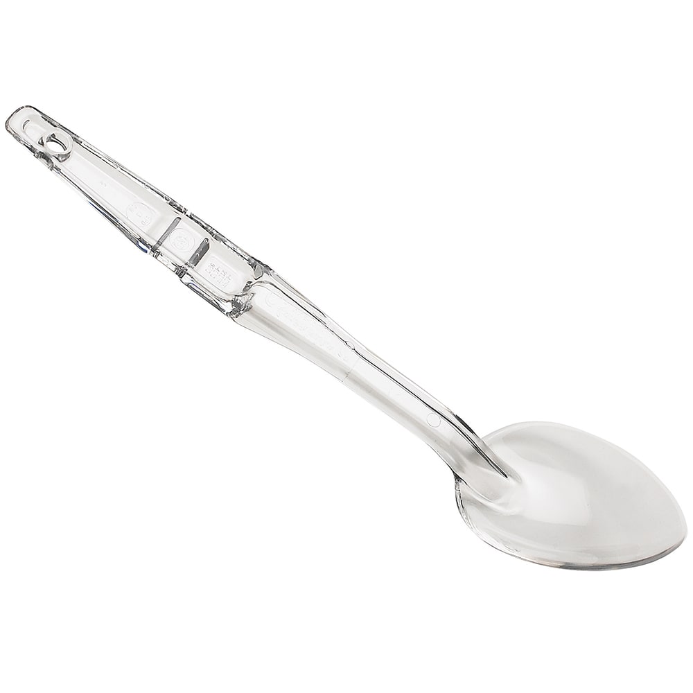 Cambro SPO13CW135 13" Solid Spoon - Clear