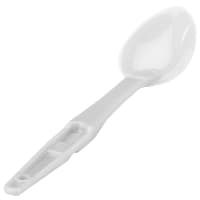 Cambro SPO13CW135 13" Solid Spoon - Clear thumbnail 4