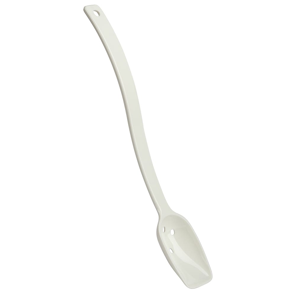 Cambro SPOP10CW148 10" Perforated Deli Spoon - White