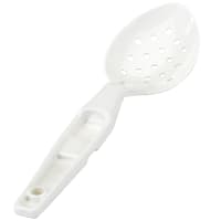 Cambro SPOP11CW110 11" Perforated Deli Spoon - Black thumbnail 4