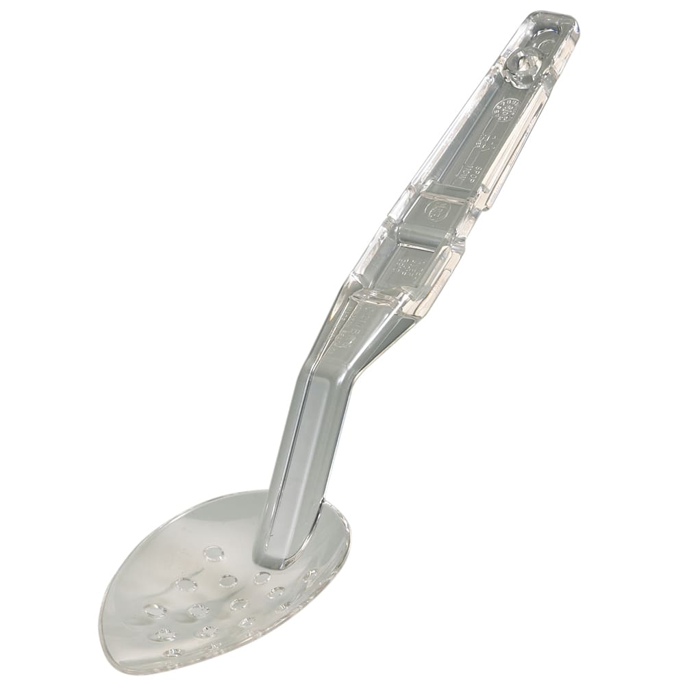 Cambro SPOP11CW135 11" Perforated Deli Spoon - Clear