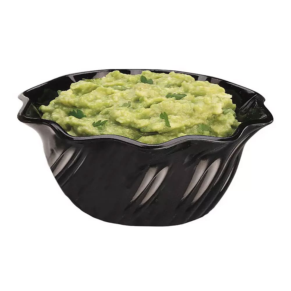 Cambro SRB13110 13 oz Swirl Bowl - Plastic, Black