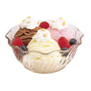 Cambro SRB13CW135 13 oz Swirl Bowl - Plastic, Clear thumbnail 2