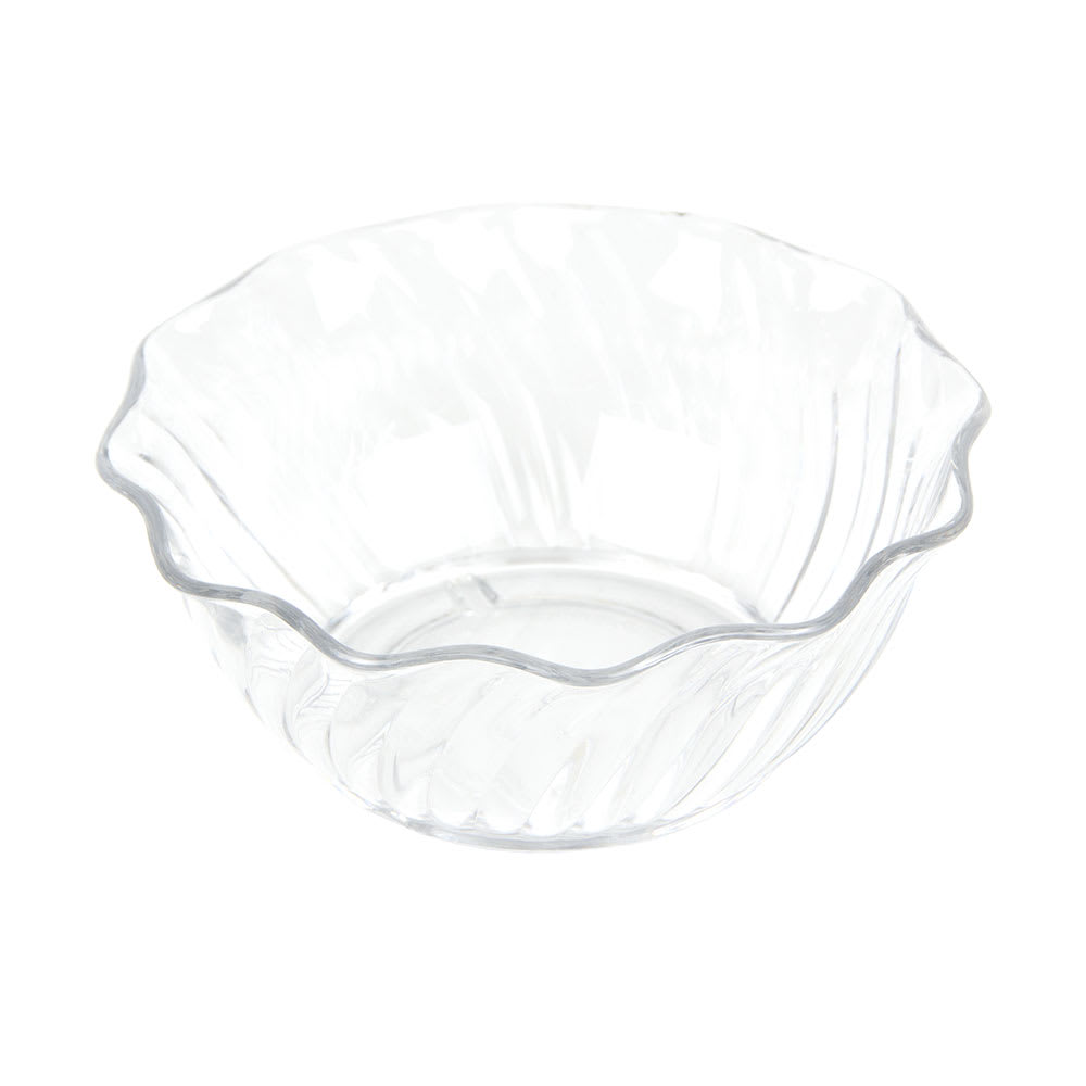 Cambro SRB13CW148 13 oz Swirl Bowl - Plastic, White