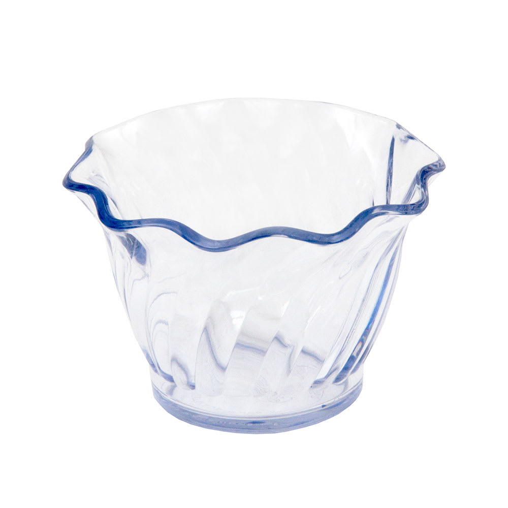 Cambro SRB5152 5 oz Swirl Bowl - Plastic, Clear