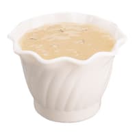 Cambro SRB5152 5 oz Swirl Bowl - Plastic, Clear thumbnail 4