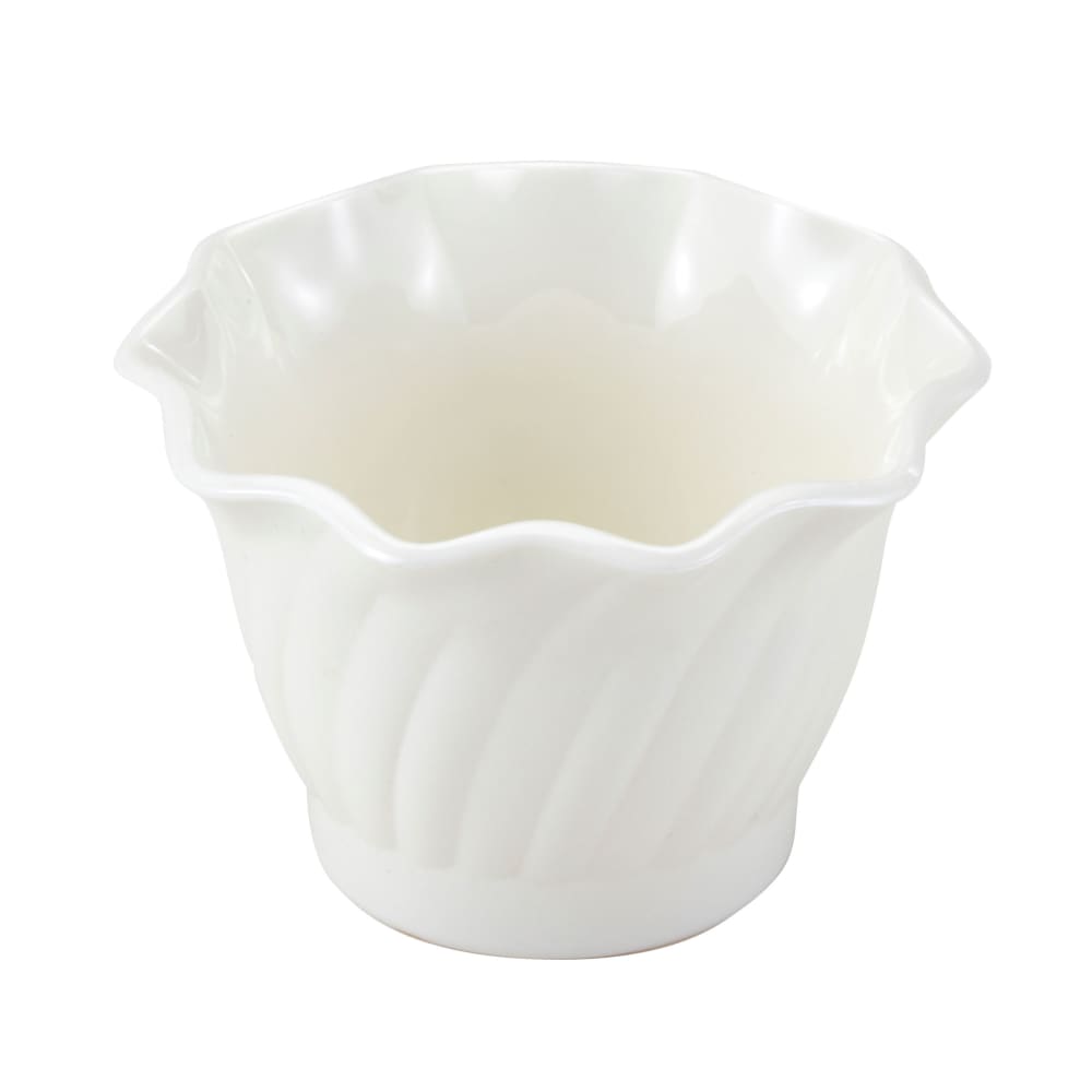 Cambro SRB5CW148 5 oz Swirl Bowl - Plastic, White