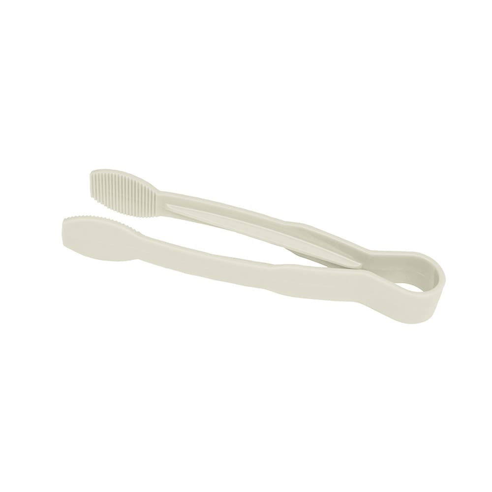 Cambro TG6148 6"L Plastic Serving Tongs, White