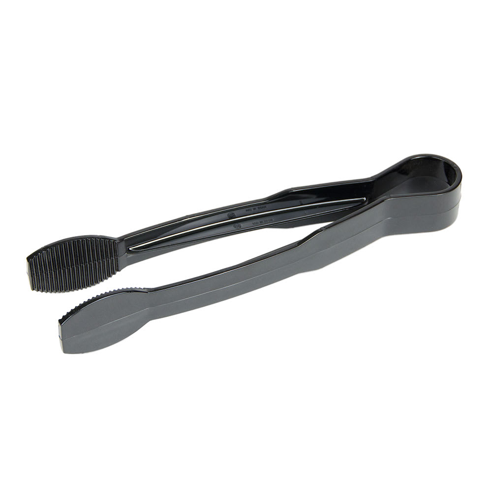 Cambro TG9110 9"L Plastic Serving Tongs, Black