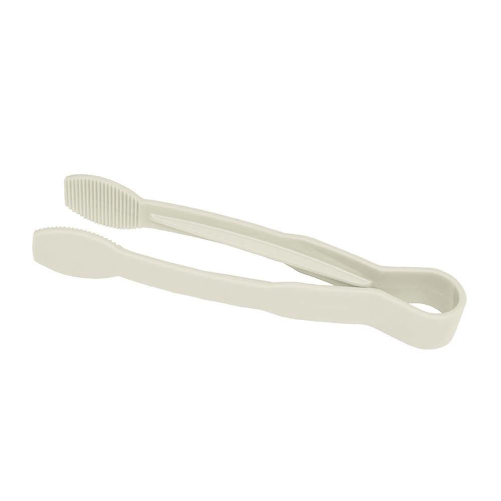 Cambro TG9148 9"L Plastic Serving Tongs, White