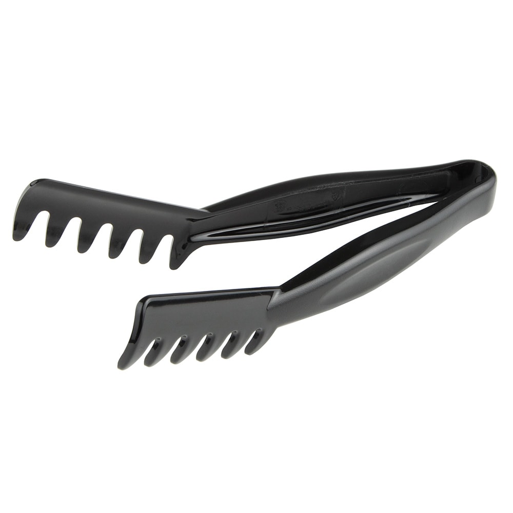 Cambro TGA8110 8 1/4" Plastic Serving Tongs, Black