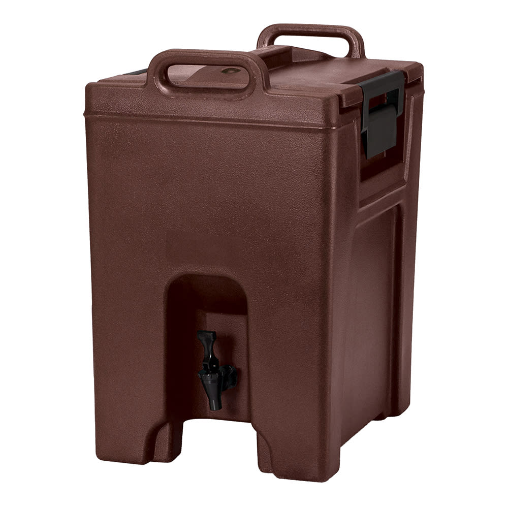 Cambro UC1000131 10 1/2 gal Ultra Camtainer® Insulated Beverage Dispenser, Dark Brown