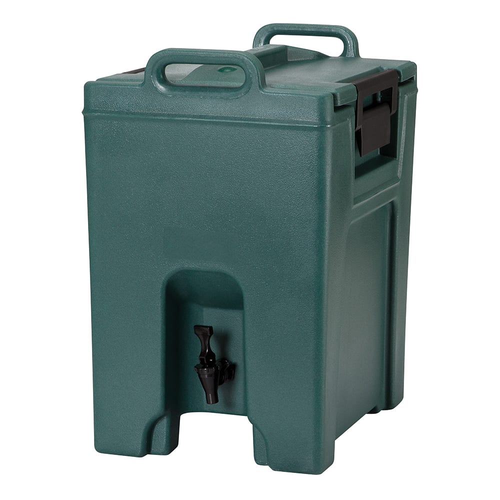 Cambro UC1000192 10 1/2 gal Ultra Camtainer® Insulated Beverage Dispenser, Granite Green