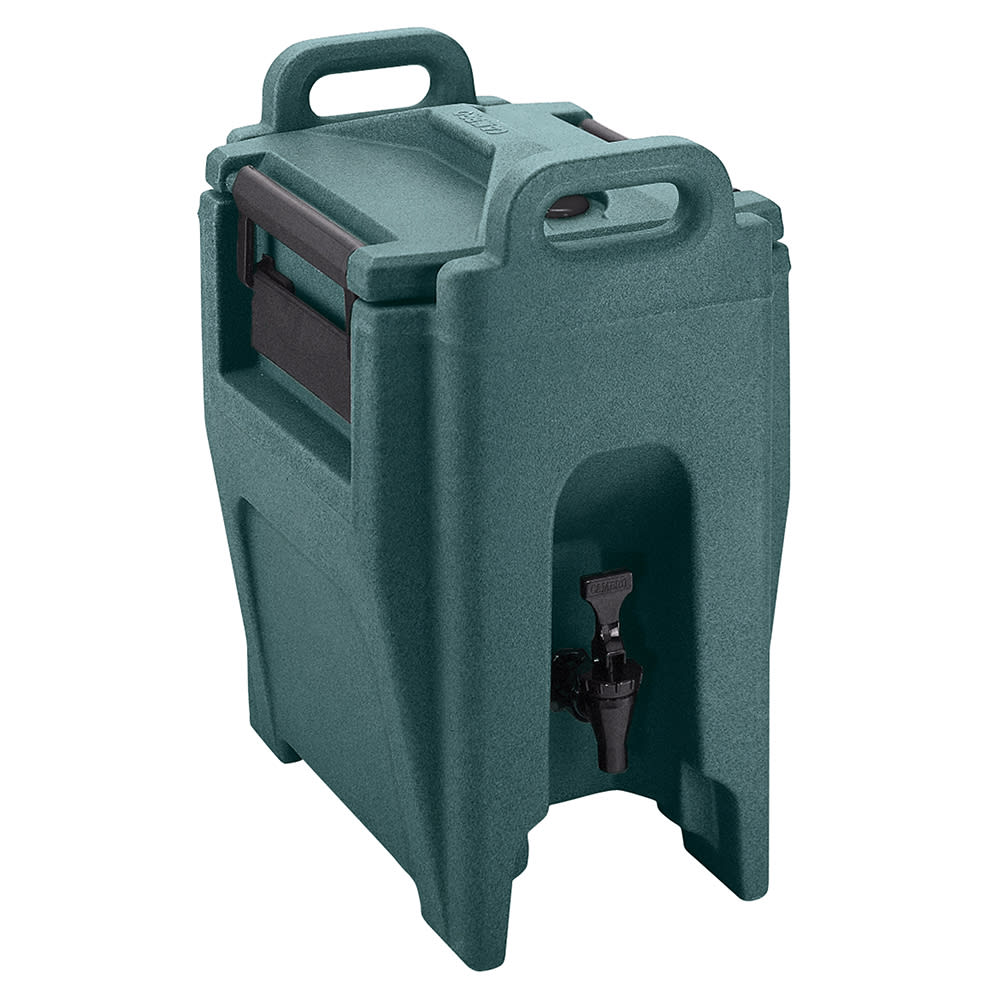 Cambro UC250192 2 3/4 Ultra Camtainer® Insulated Beverage Dispenser, Granite Green