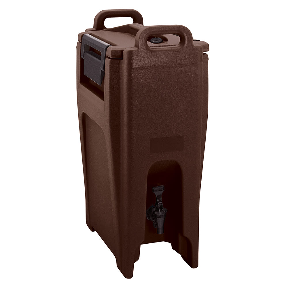 Cambro UC500131 5 1/4 gal Ultra Camtainer® Insulated Beverage Dispenser, Dark Brown