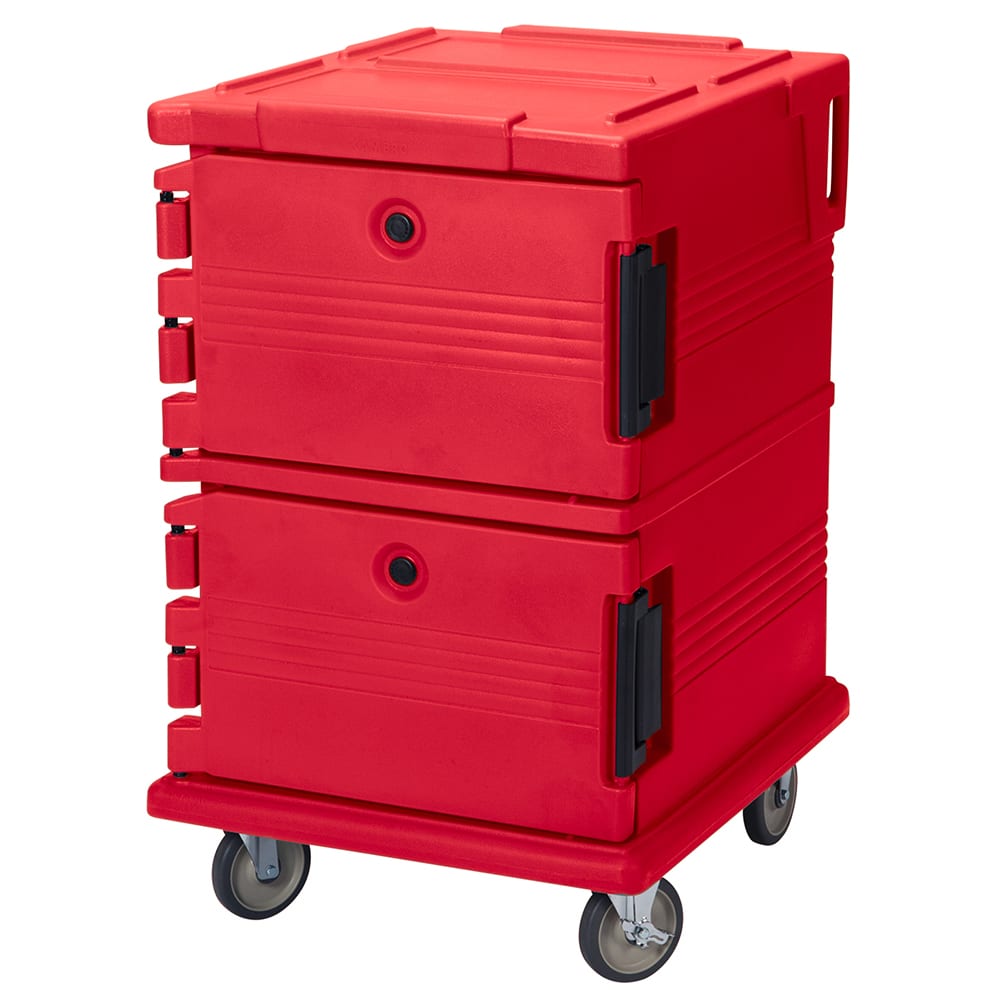 Cambro UPC1200158 Ultra Camcart® Insulated Food Carrier - 90 qt w/ (16) Pan Capacity, Red
