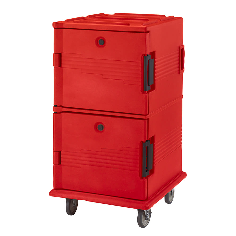 Cambro UPC1600158 Ultra Camcart® Insulated Food Carrier - 120 qt w/ (24) Pan Capacity, Red