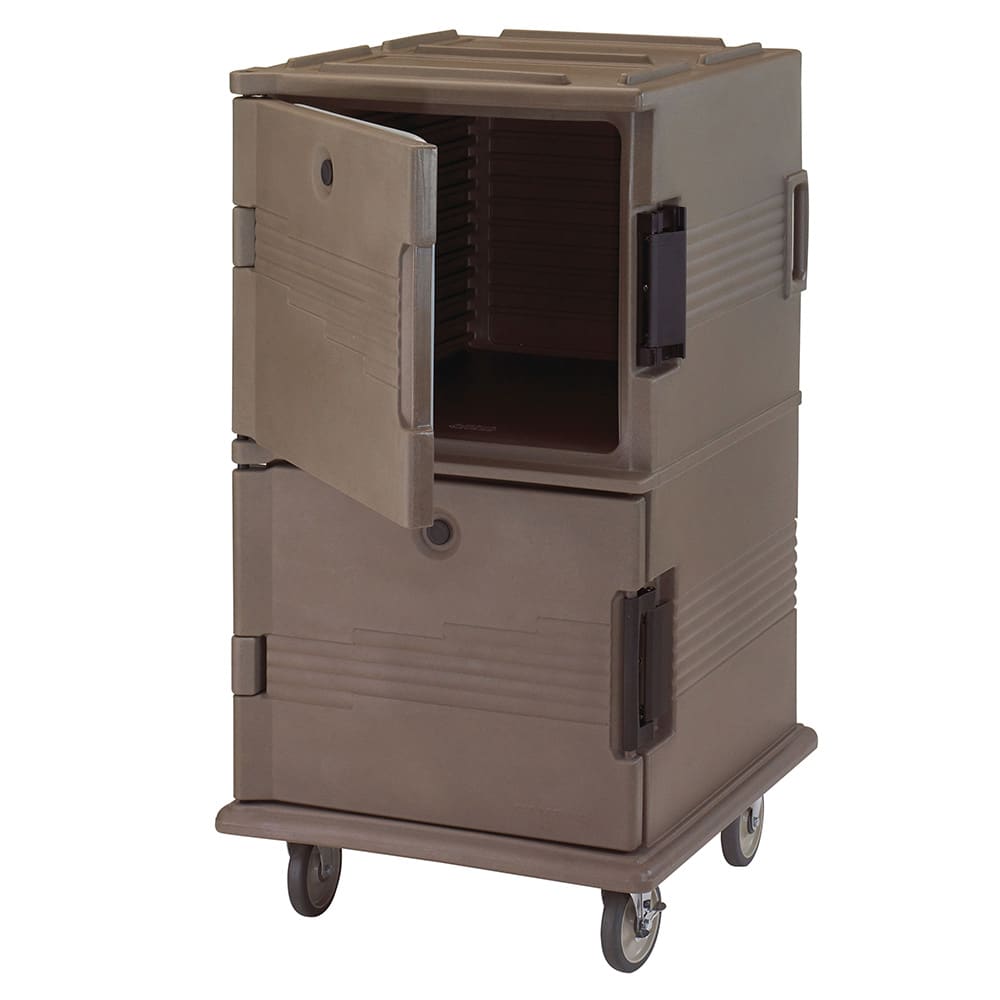 Cambro UPC1600HD194 Ultra Camcart® Insulated Food Carrier w/ (24) Pan Capacity, Granite Sand
