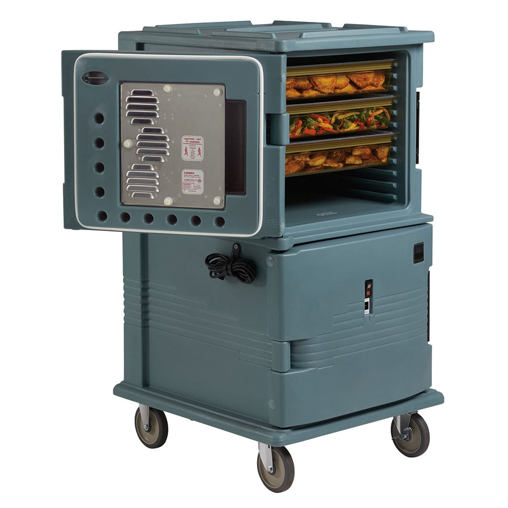 Cambro UPC1600HD401 Ultra Camcart® Insulated Food Carrier w/ (24) Pan Capacity, Slate Blue